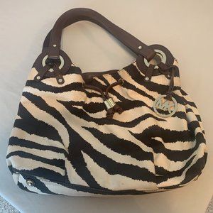 Michael Kors Brown Zebra Bag